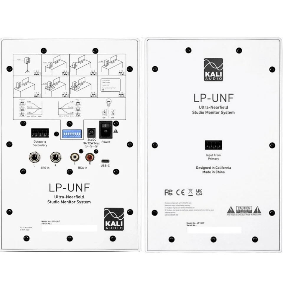 KALI AUDIO LP-UNFW 160w Total Active 4.5" Bluetooth Studio Monitor Pair - Image 2 of 4