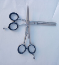 6" Professional Hair Cutting Japanese Scissors Thinning Barber Shears 2 Pcs Set