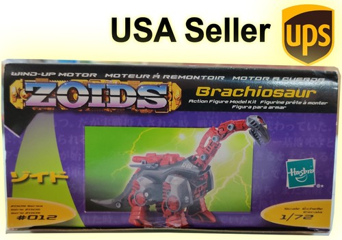 Nisb ZOIDS BRACHIOSAUR Wind-Up Motor Action Toy Model Kit #005 2002 Hasbro TOMY - Picture 2 of 7