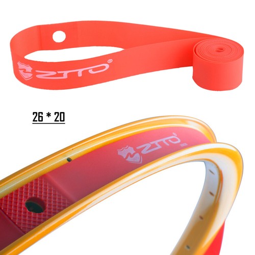 Red ZTTO Rim Liner Bicycle Tire MTB Road Bike 700c 26 Inch PVC Tape Pad US