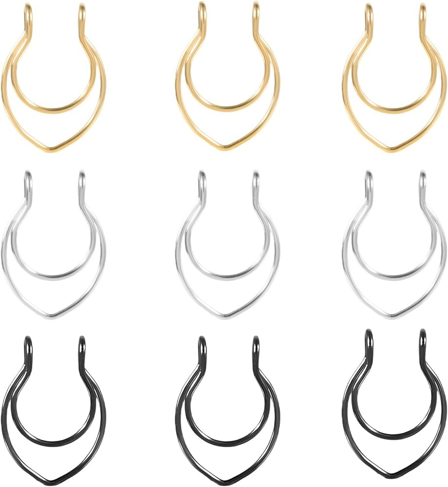 Fake Nose Ring Faux Nose Ring Fake Nose Ring Hoop Fake Nose Ring Stud Fake Nose
