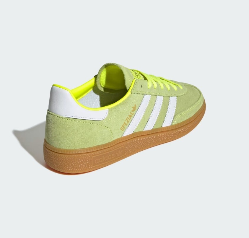 New Adidas Women's Handball Spezial Shoes - Solar Yellow / White (JI2655) image 5