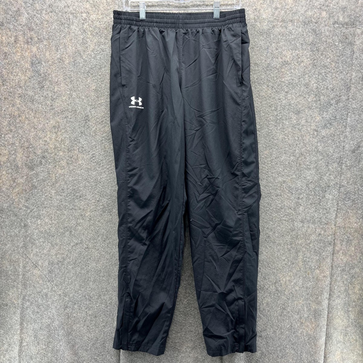 Under Armour Sweatpants Men Large Adult Black Vital Woven Athletic