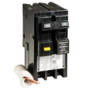 Circuit Breaker Homeline Double Pole Plug In Breaker Home 30 Amp 2-Pole