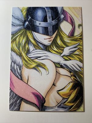 Angewomon Digimon Angel Sexy Goddess Anime Doujin Sketches Art Card Girl  Waifu | eBay