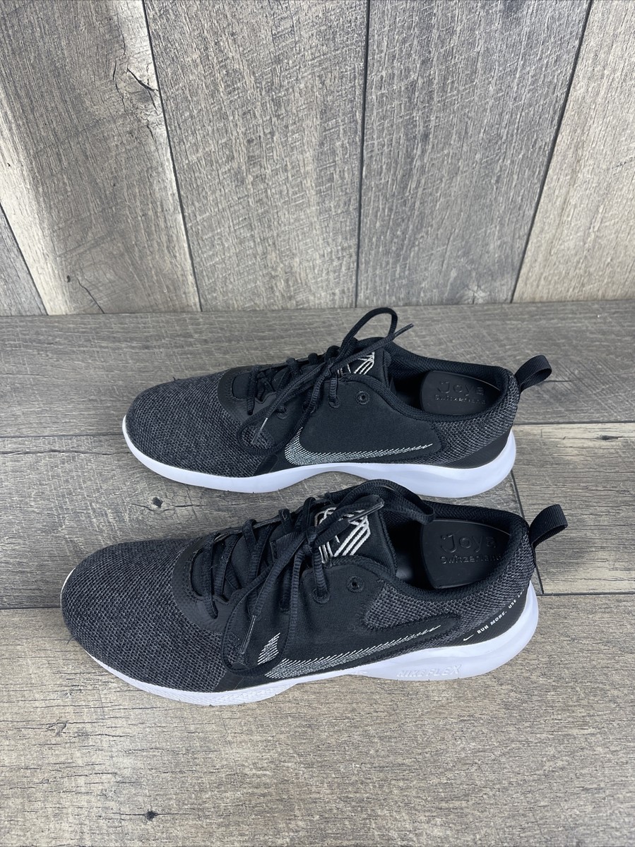 Nike Flex Experience Run 10 Black/White CI9964-002 Women Size 12