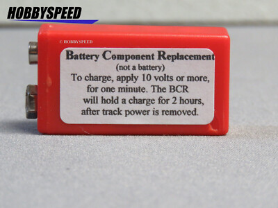 MTH BCR BATTERY COMPONENT REPLACEMENT FOR PS1 PS2 ENGINES 9 VOLT CELL BCR-9V NEW