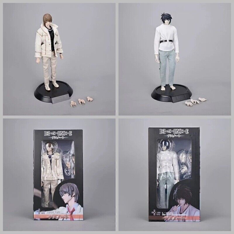 Anime Death Note L Yagami Light 1/6 Action Figure Model Toy Boxed