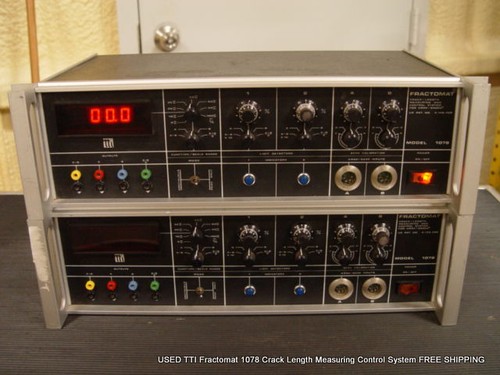 USED TTI Fractomat 1078 Crack Length Measuring Control System FREE SHIPPING 