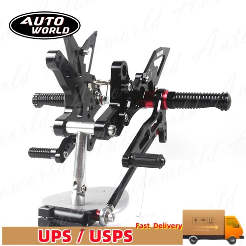For Kawasaki Z250 2019 2020 2021 2022 Ninja 250 Racing Rearset Footrest Footpeg - Picture 2 of 16
