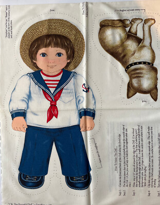 Jonathan & Buster Oh You Beautiful Doll Cut & Sew Fabric Panel 18'' Pillow 