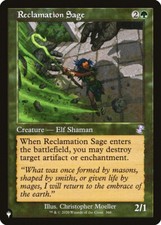 MTG Reclamation Sage - Mystery Booster / The List #366