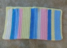 Handmade Crochet Baby Blanket NEVER USED