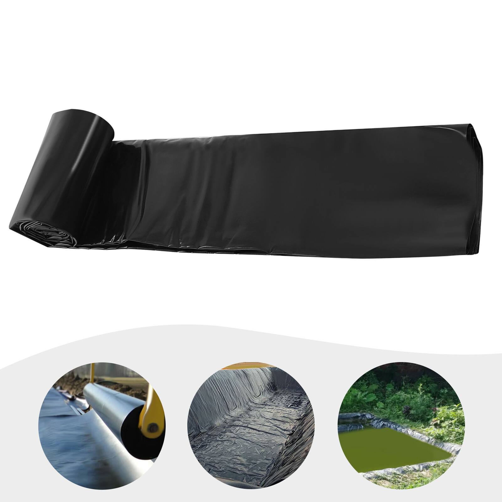 20 x 20 Feet Pond Liner 20 Mil LLDPE Pond Skins for Fish Ponds Stream
