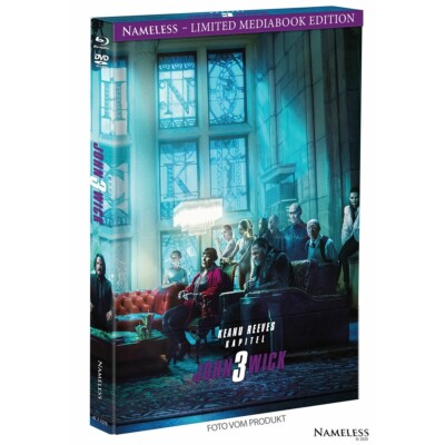 John Wick 3 Mediabook BluRay+DVD Cover B Nameless