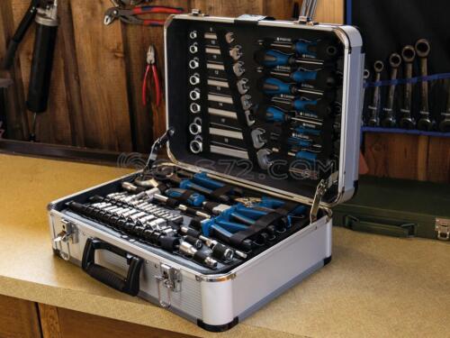 VALIGIA CASSETTA SET UTENSILI ATTREZZI CHIAVI INSERTI 101 PZ SCHEPPACH TB150 - Afbeelding 6 van 7