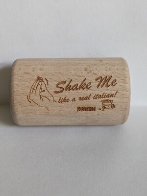 Wooden Shaker - High Pitch - ''Shake Me Like A Real Italian'' By Drums@GoGo