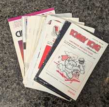 20 ATARI/COLECO Video Game manuals lot! Donke...