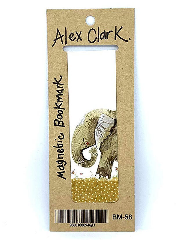 Nellie Magnetic Bookmark, Elephants, African & Zoo Animals, Books, Uni BM58