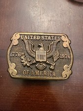 UNITED STATES OF AMERICA 1776 - 1976 BELT BUCKLE