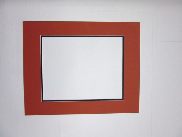 Picture Framing Mat 16x20 For 11x14 Cleveland Browns Orange And