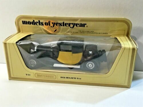 Matchbox 1928 Bugatti T44 Y-24 Models of Yesteryear In Original