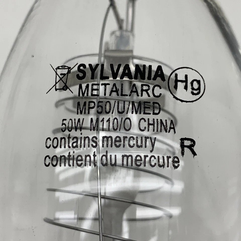 (6-Pack) Sylvania MP50/U/MED Metal Halide Light Bulb 50W M110/O Medium Base - Image 4 of 4