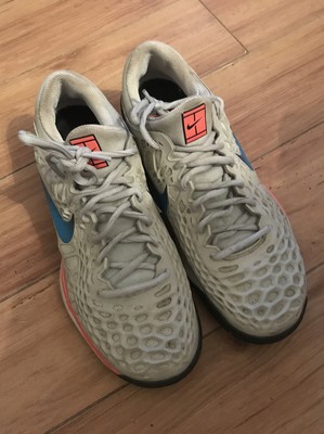 tênis nike air zoom cage 3 hc rafa azul petróleo