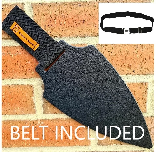 Magnetic trowel holder for clearance belt