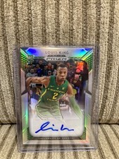 2019-20 Panini Prizm Draft Picks Louis King #102 Rookie Auto RC Silver