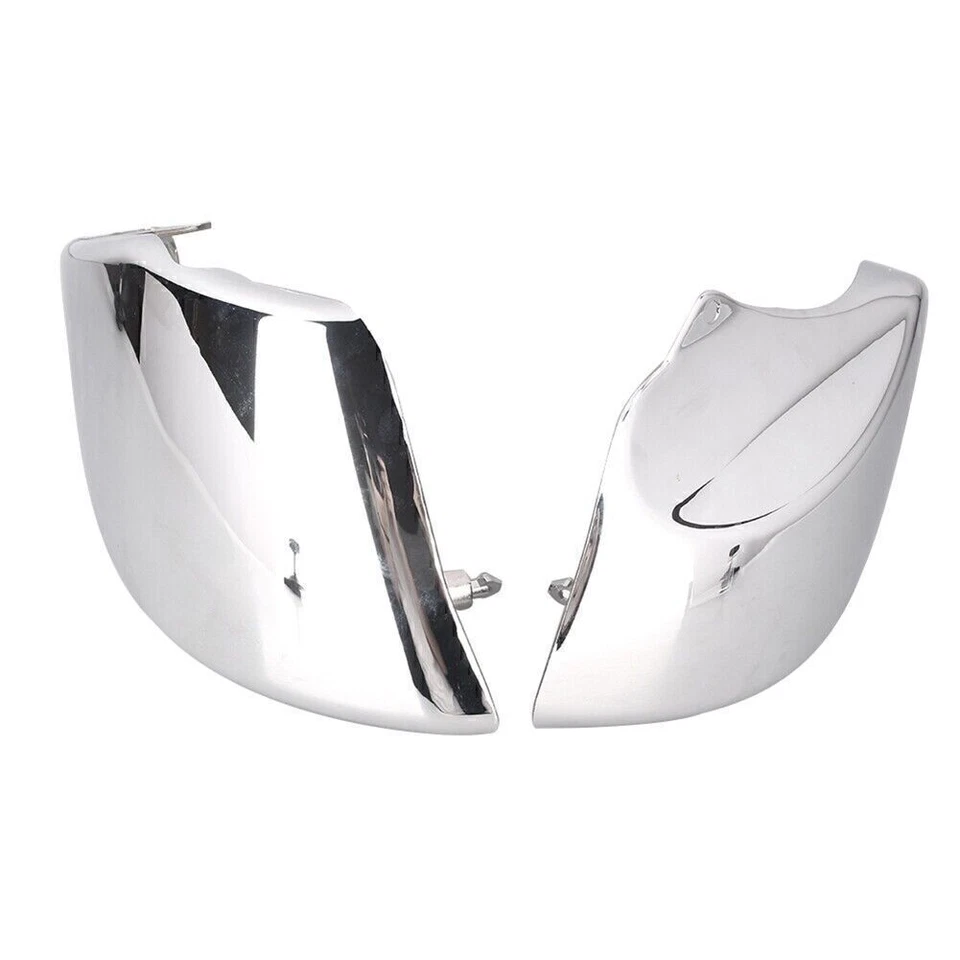 2x Side Cover Chrome Left &Right Set Trim Fit Honda VTX1800 2002-2008 Motorcycle Foto 3 de 4