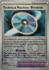 176/182 TECHNICAL MACHINE: BLINDSIDE REVERSE HOLO PARADOX RIFT POKEMON CARD