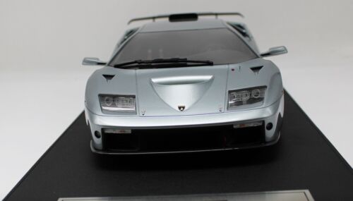 1/12 Escala Gl Modelos Lamborghini Diablo GT De 1990 IN Plata Piel 15 Piezas - Imagen 8 de 10