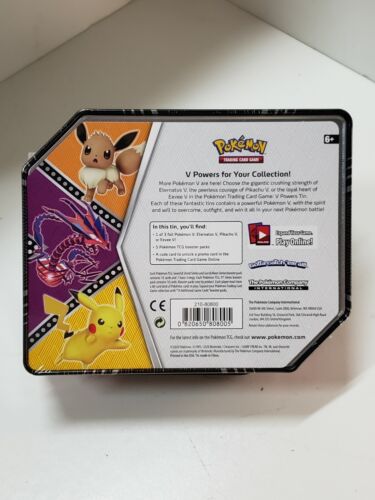 Pokemon Trading Card Game Eternatus V! V Powers For Your Collection! Sealed Tin! - Picture 3 of 5