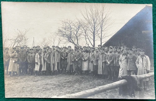RPPC German WW1 Real Photo Postcard WWI Army Soldiers officers world war krieg