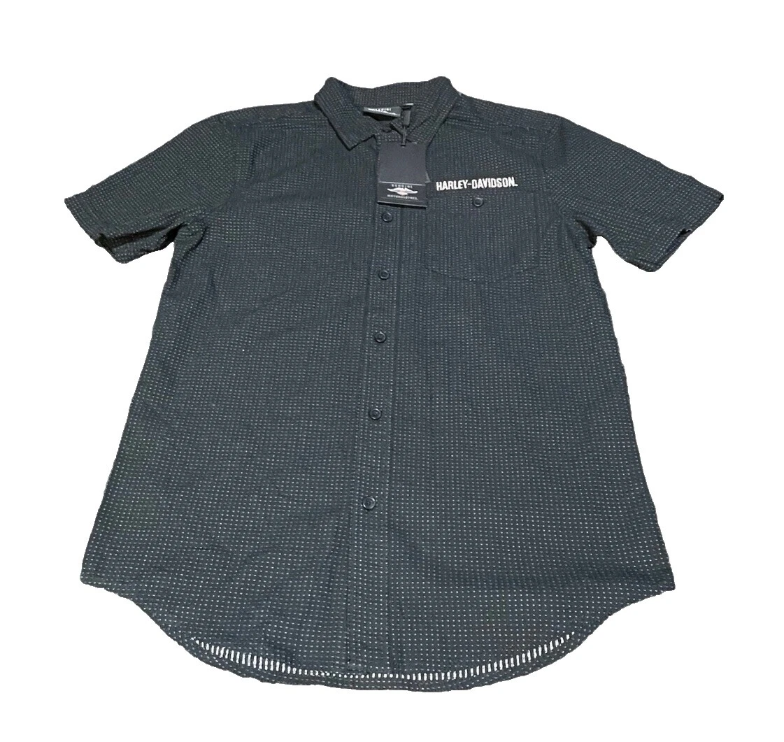 Algodón Harley-Davidson Informal Con Botones camisas para hombres