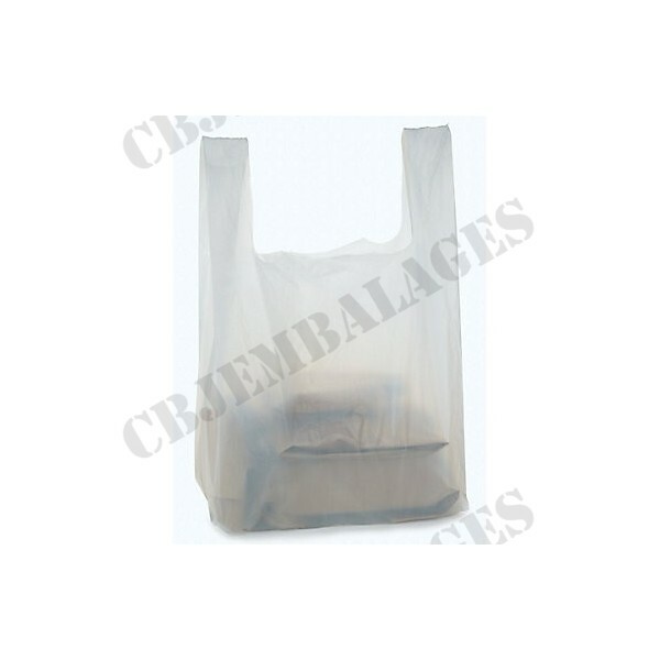 Sac plastique bretelle 50µ de marché pour fruits et légumes