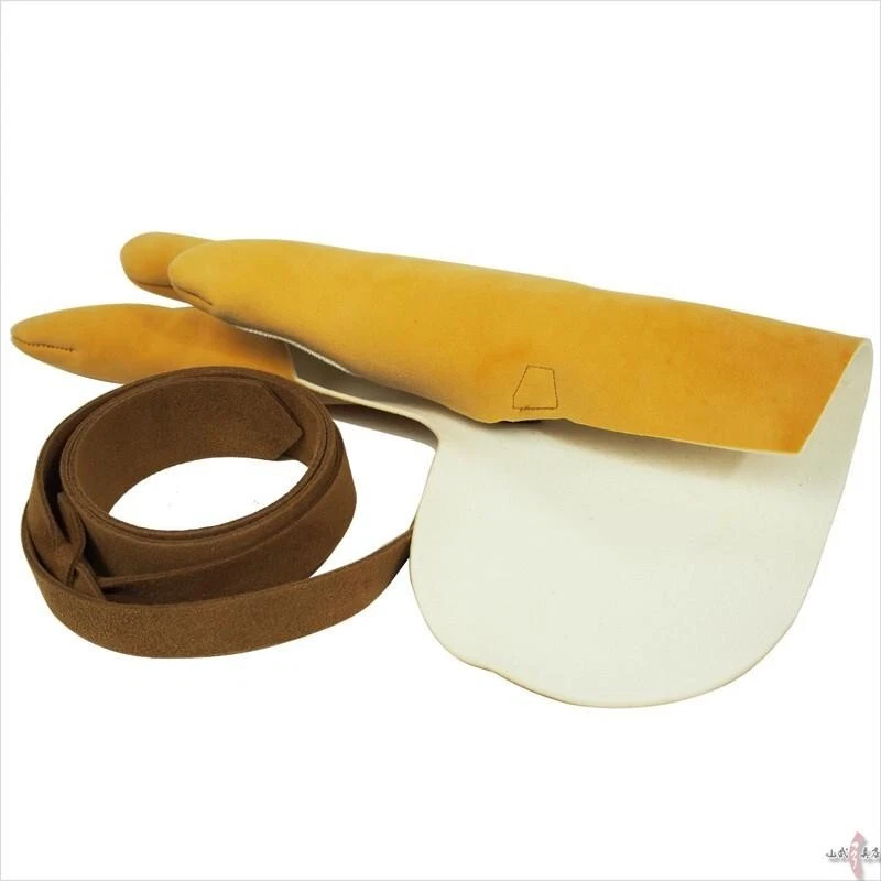 Mitsugake three-finger glove for Japanese archery Kyudo J-161 L Size JAPAN NEW - Image 2 of 4