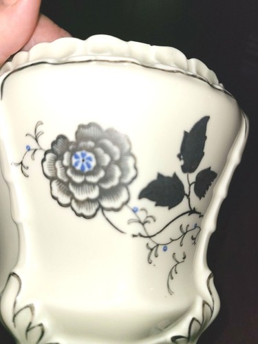 Koenigs zel Silesia Vintage Azúcar/Plato Más Caliente Raro Pintado a Mano - Imagen 7 de 11