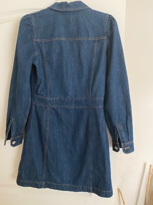 Rails Lisette button down, long sleeve, denim shirtdress, XS | eBay