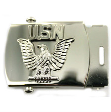 GENUINE U.S. NAVY BELT BUCKLE: ENLISTED INSIGNIA