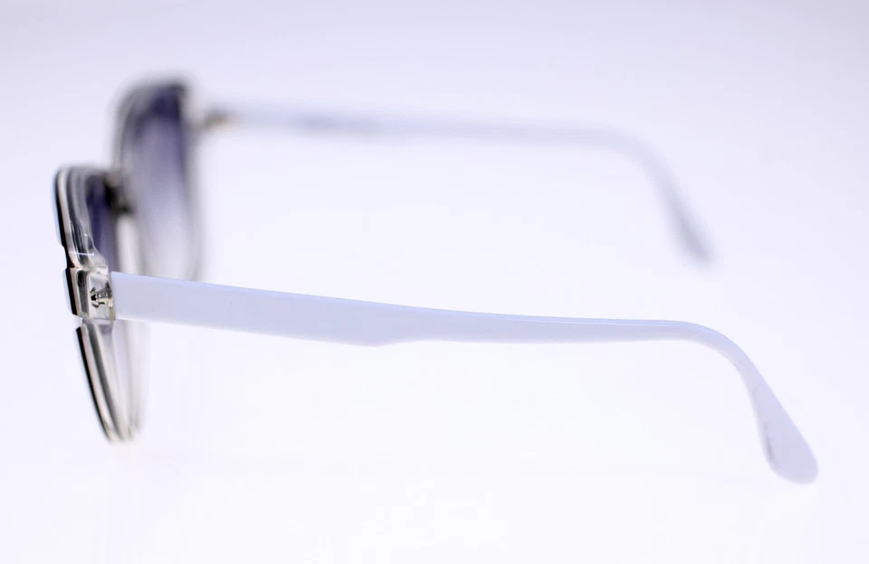 Luxottica 8551 black and white plastic frame ladies sunglasses-circa 1980s-28g - Image 3 of 4