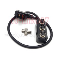 D-TAP to Hirose 4Pin Female 3 way Adapter Power Splitter for Camera Power Supply