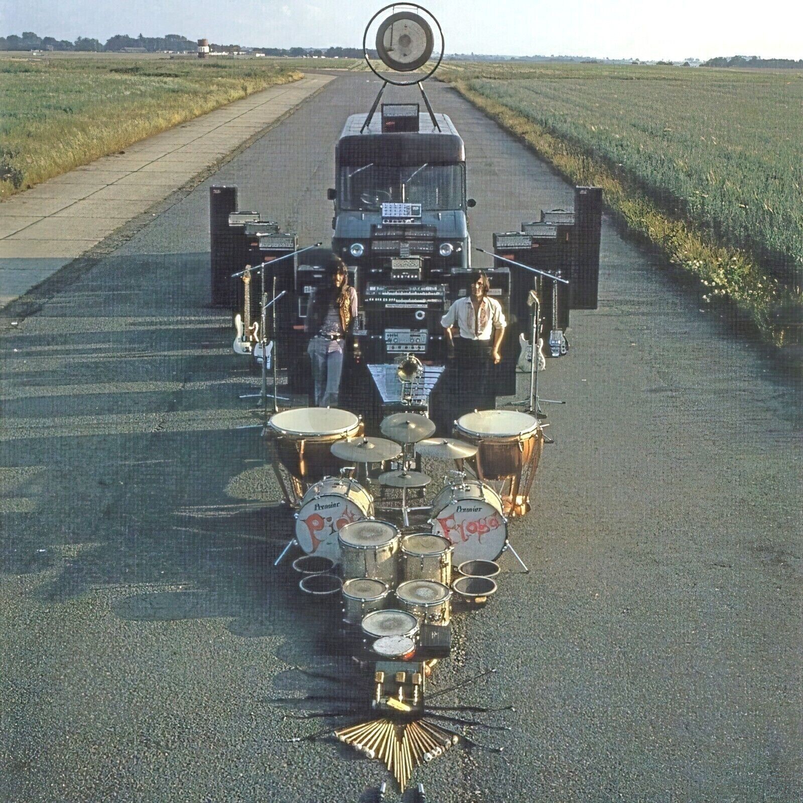 PINK FLOYD Ummagumma back BANNER HUGE 4X4 Ft Fabric Poster Tapestry