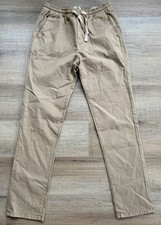 NWT Marine Layer Pants Mens Medium Tall Khaki Slim Fit Saturday Chino