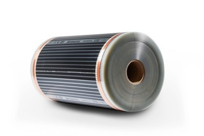 Carbon Infrarot Folienheizung Fußbodenheizung elektro Laminat Parkett Vinyl 150W
