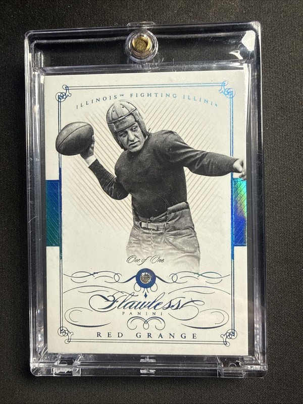 Red Grange 2015 National Treasures Flawless Diamond 1/1