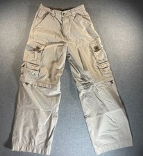 VTG Bugle Boy 77 Convertible Cargo Pants Boys Size 14 Outstanding Condition:010