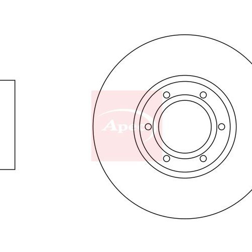 For RENAULT MASTER PRO 2004 to 2010 BRAKE DISC SINGLE DSK807