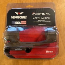 New Warne Extended X-Skel 1-Piece MSR Scope Mount FDE 30mm XSKEL30DE